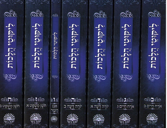 Likutei Halakhos - 8 Volume Blue Paperback Edition